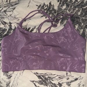 ZYIA Lavender Floral Sports Bra